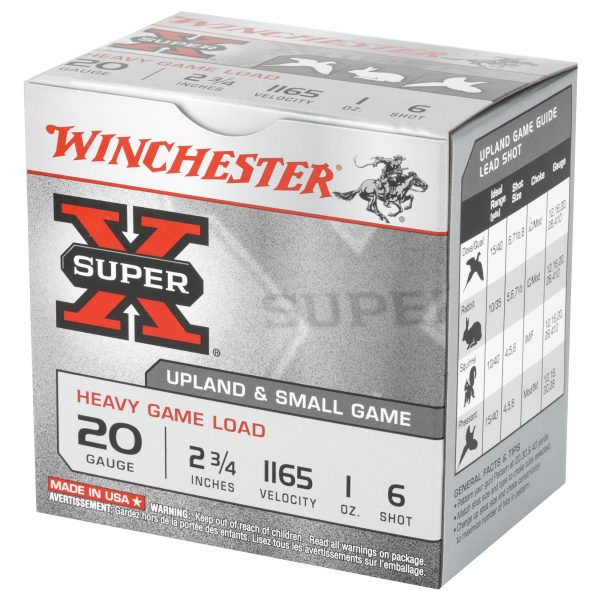 Winchester SuperX Hgl 20ga 2.75" #6 25ct - Image 4