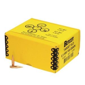 Berger Match Grade Target Bullets 6.5mm .264" 140 gr VLD TARGET 500ct