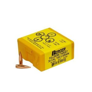 Berger Match Grade Target Bullets .30 155gr 1-2 gr FULLBORE TARGET 100ct