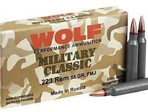 Wolf Military Classic .223 Rem 55 gr FMJ 20ct