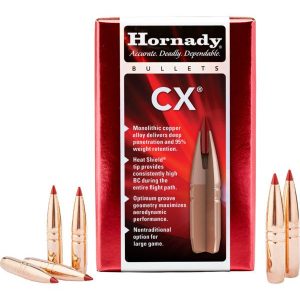 Hornady CX (Copper Alloy EXpanding) Bullets .22 cal 70 GR CX (1-7'') 50ct