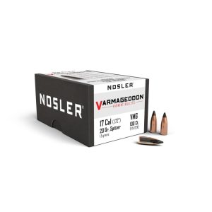 Nosler VarMageddon Bullets .17 cal 20 gr FB-TIPPED 100ct