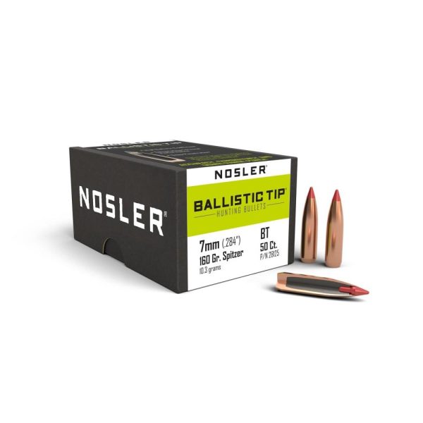 Nosler Ballistic Tip Hunting Bullets 7mm 160gr 50ct