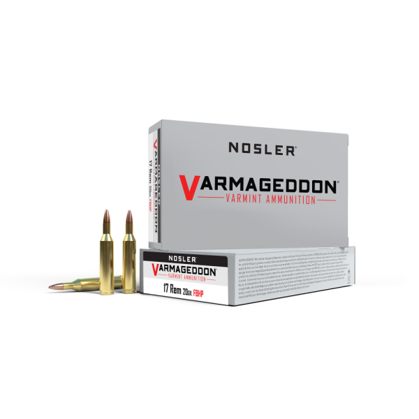 Nosler Varmegeddon .17 Rem 20 gr FBHP 20ct