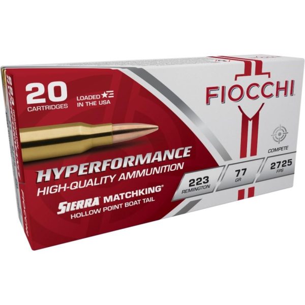 Fiocchi Exacta Match .223 Rem 77 gr HPBT 20ct