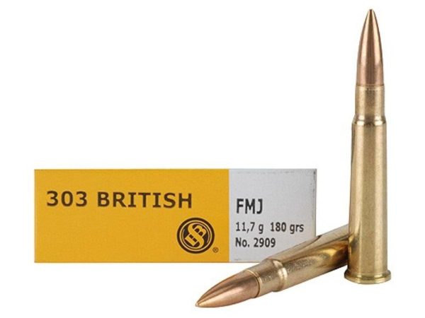 Sellier & Bellot .303 British 180 gr FMJ 20ct
