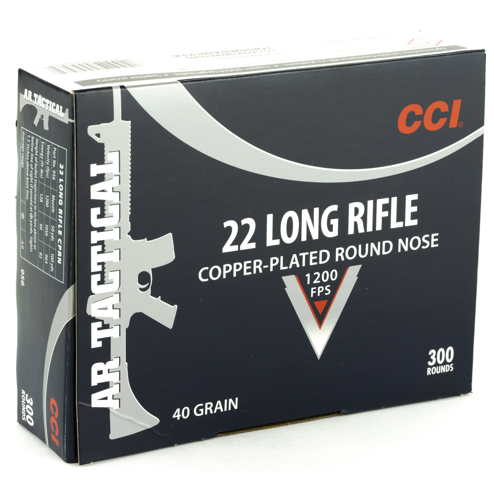 CCI .22LR Tactical Ammunition 40gr Copper 300ct - Image 3