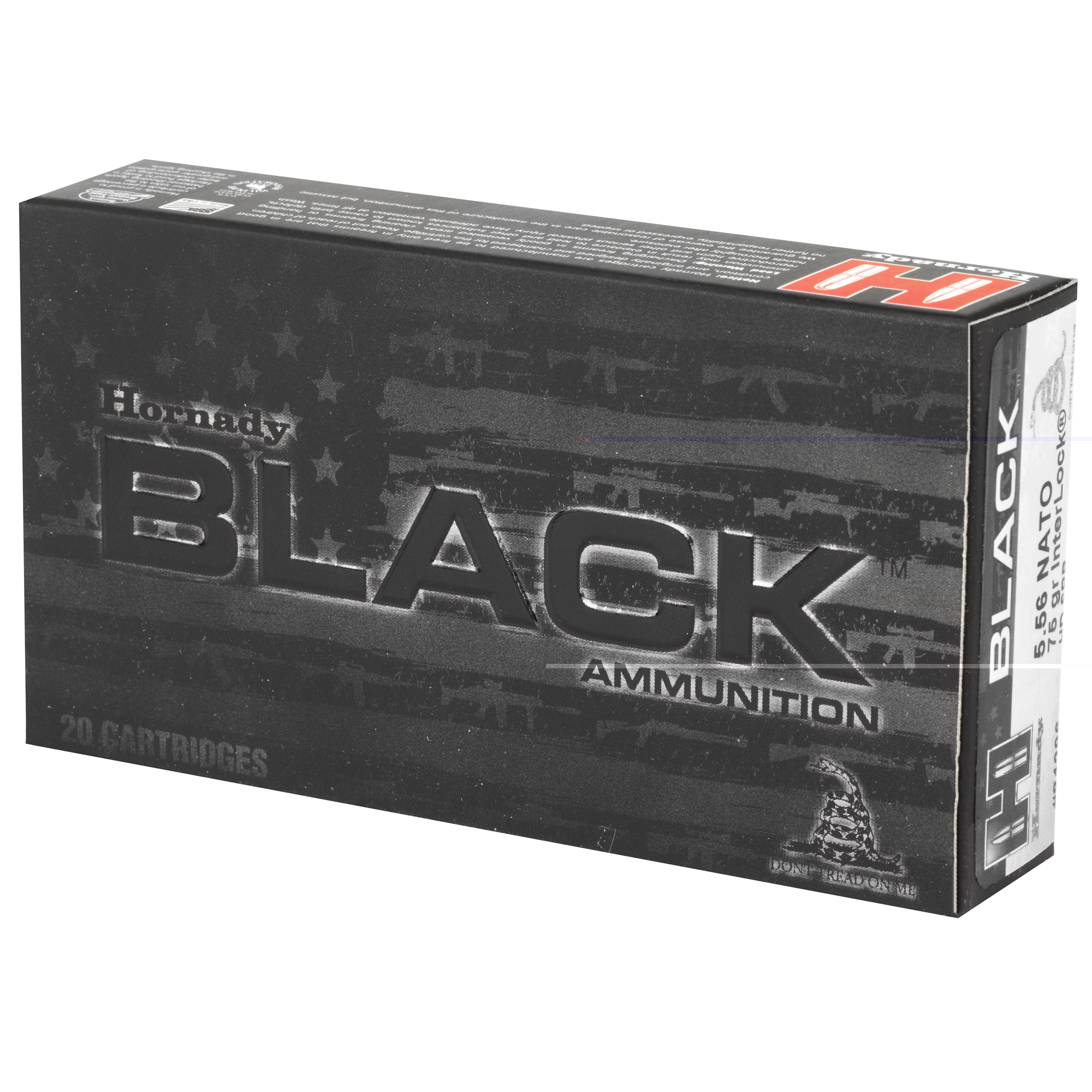 Hornady Black 5.56nato Ammunition 75gr Sbr 20ct - Image 3