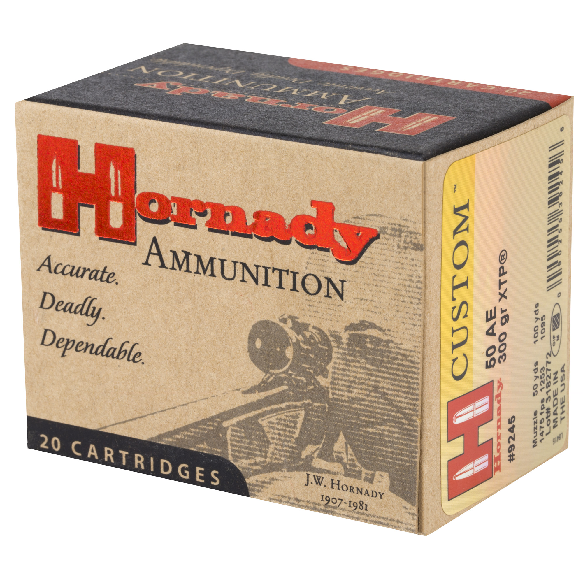 Hornady 50A&E 300gr XTP Ammunition 20ct - Image 4