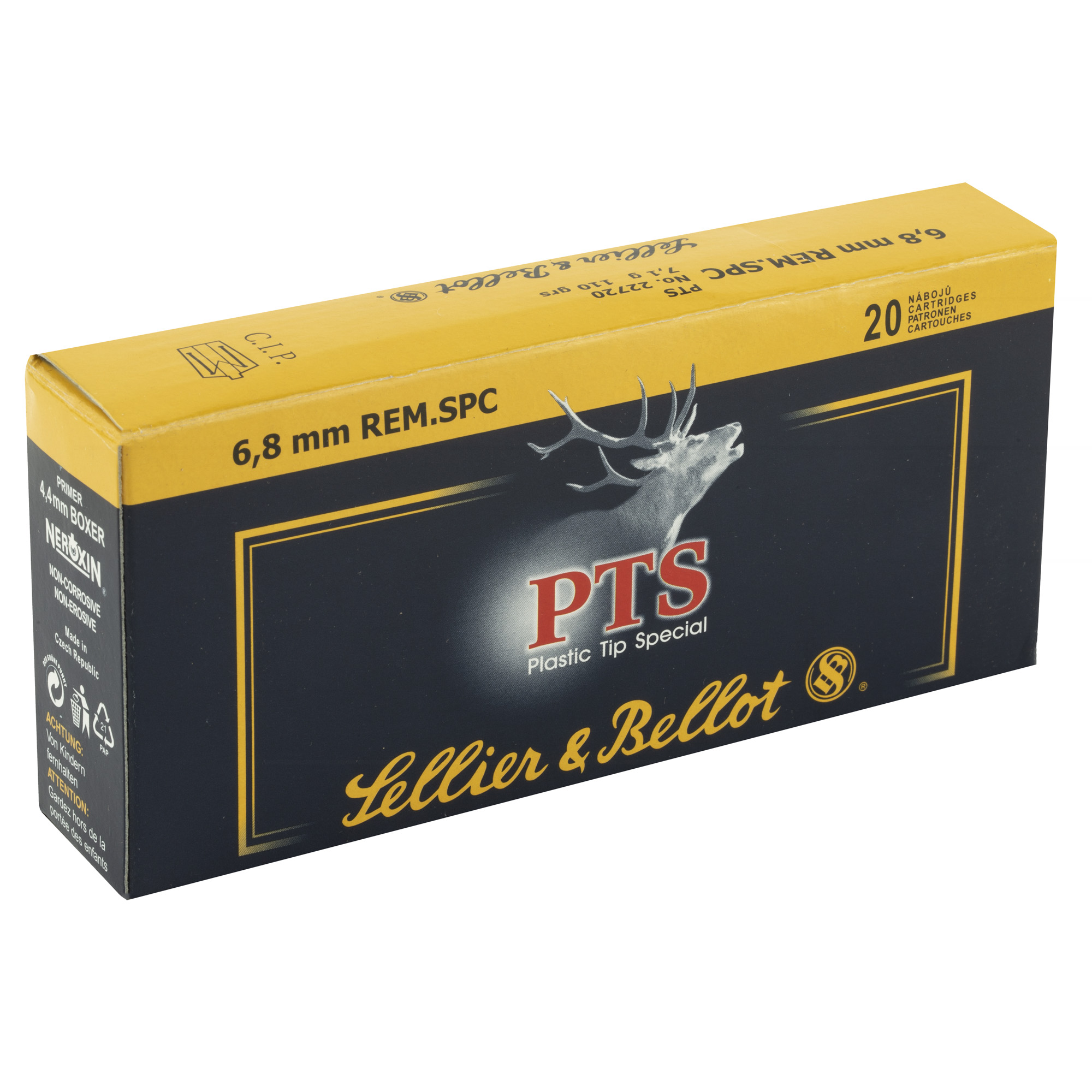 Sellier & Bellot 6.8spc Ammuntion 110gr Pts 20ct - Image 3