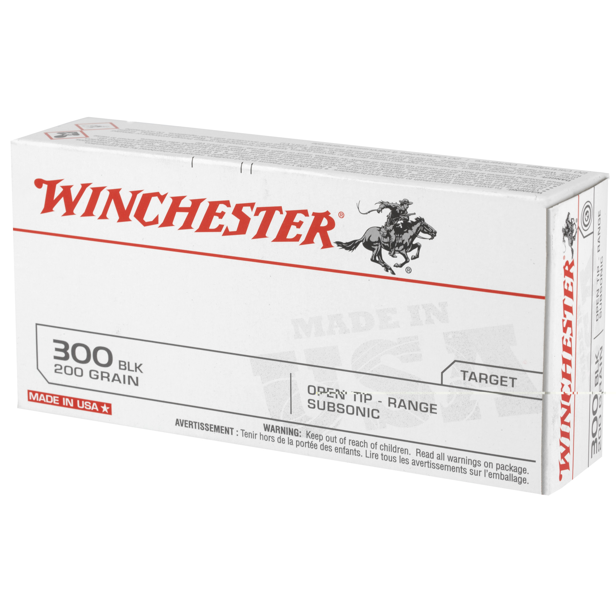 Winchester USA .300blk Ammunition 200gr Ot 20ct - Image 3
