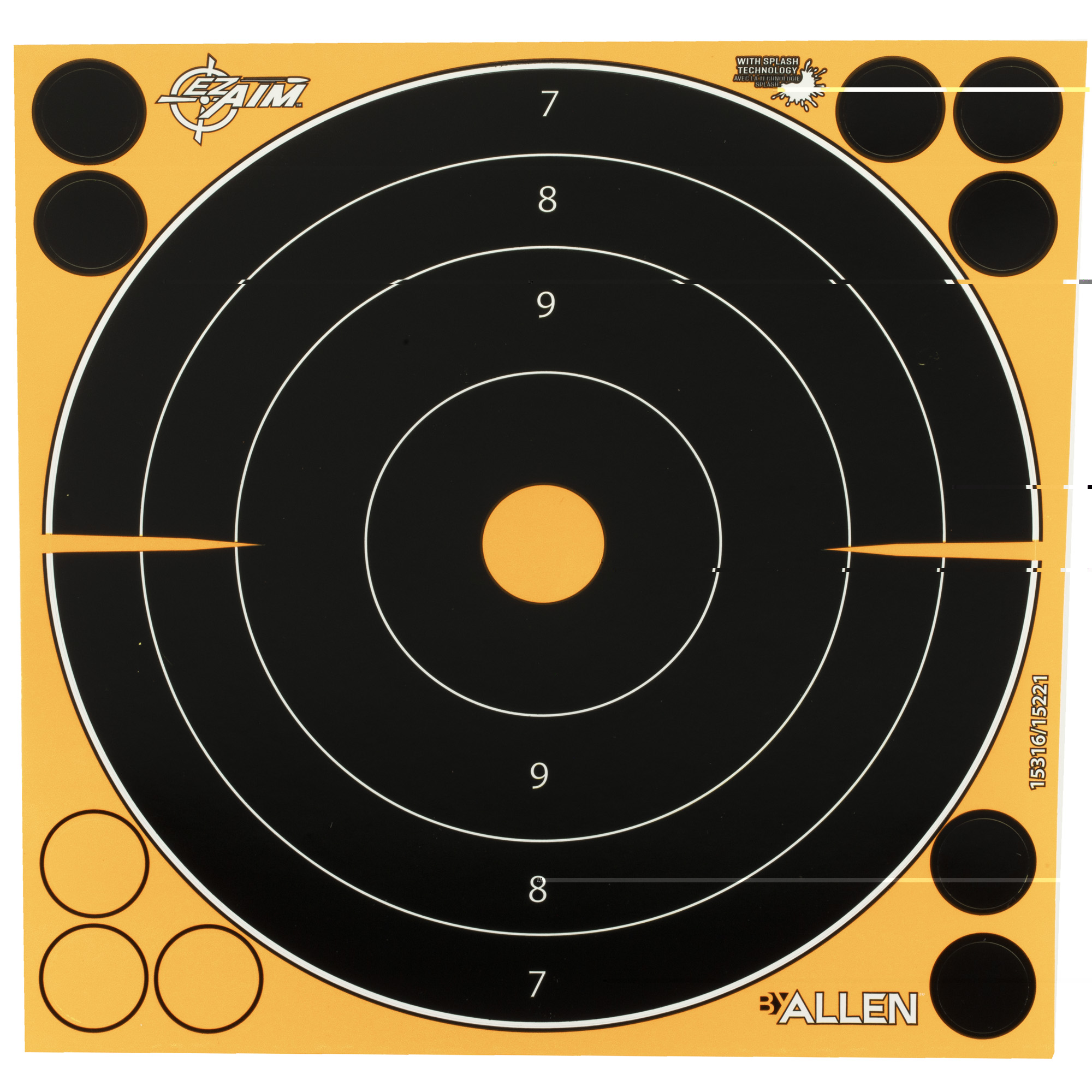 Allen Ez Aim 8" Bullseye 6pk