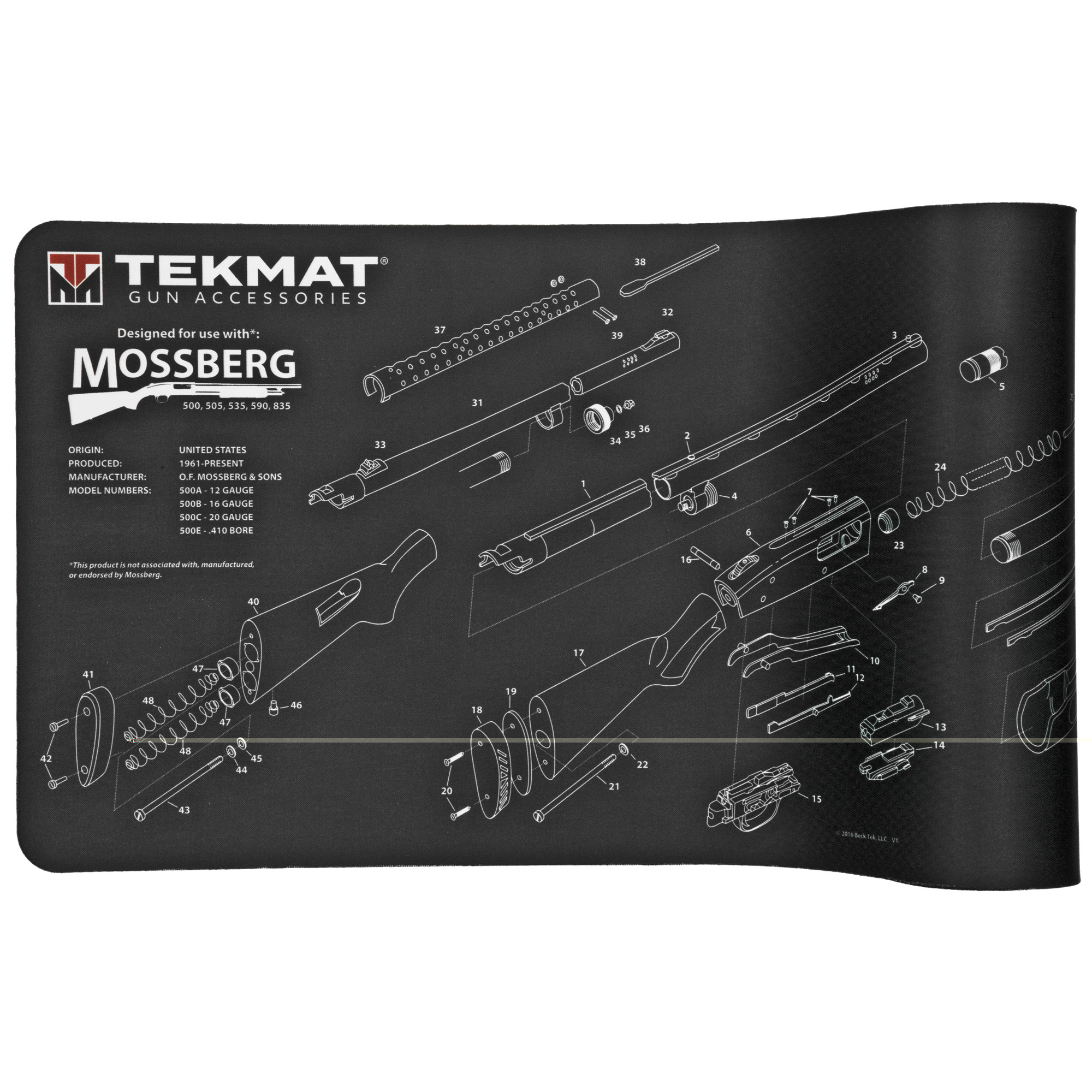 Tekmat Shotgun Mat Mossberg Pump