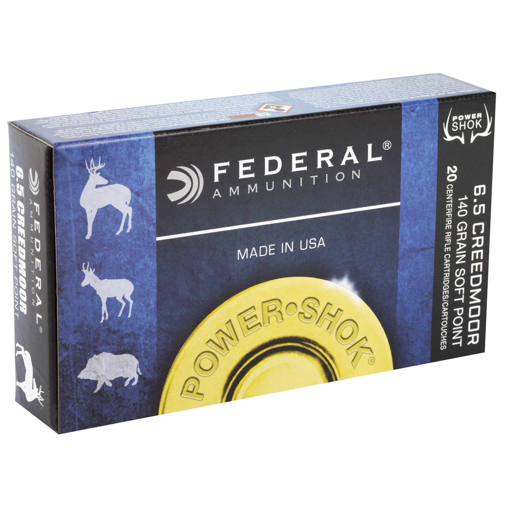 Federal Powershok 6.5 Creedmoor 140gr SP 20ct - Image 2