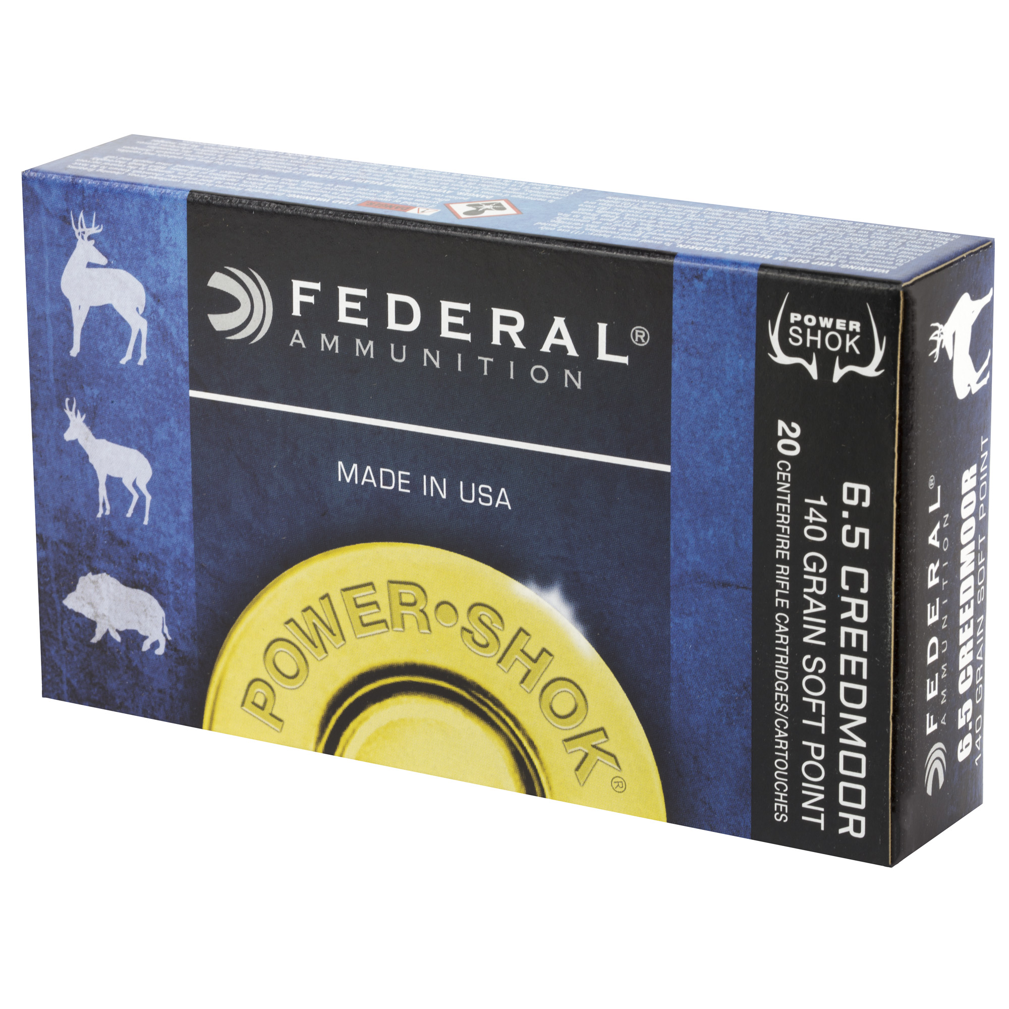 Federal Powershok 6.5 Creedmoor 140gr SP 20ct - Image 3