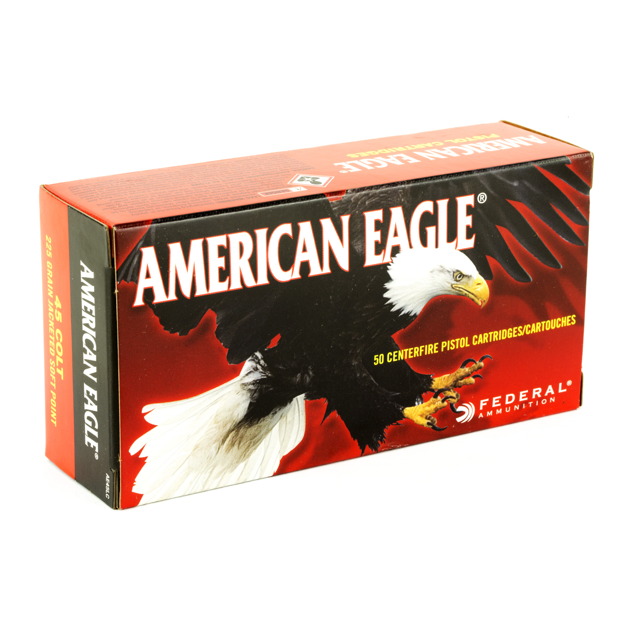 Federal American Eagle .45Colt Ammunition 225gr JSP 50ct - Image 2