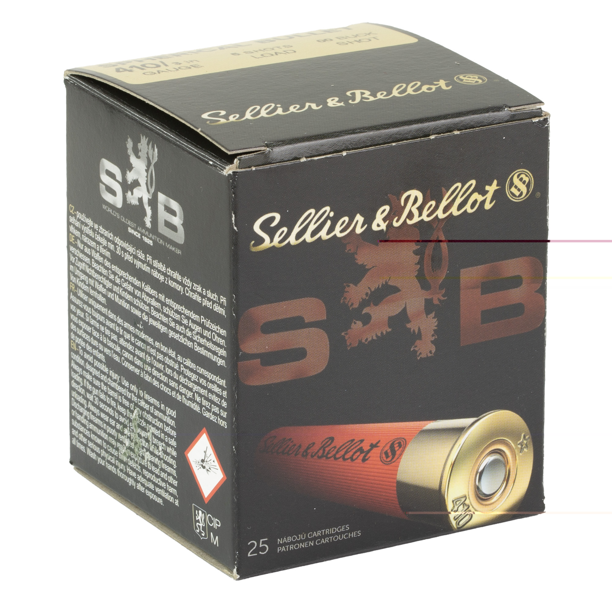 S&B .410 3" Ammunition 00 Buckshot 5pel 25ct - Image 3