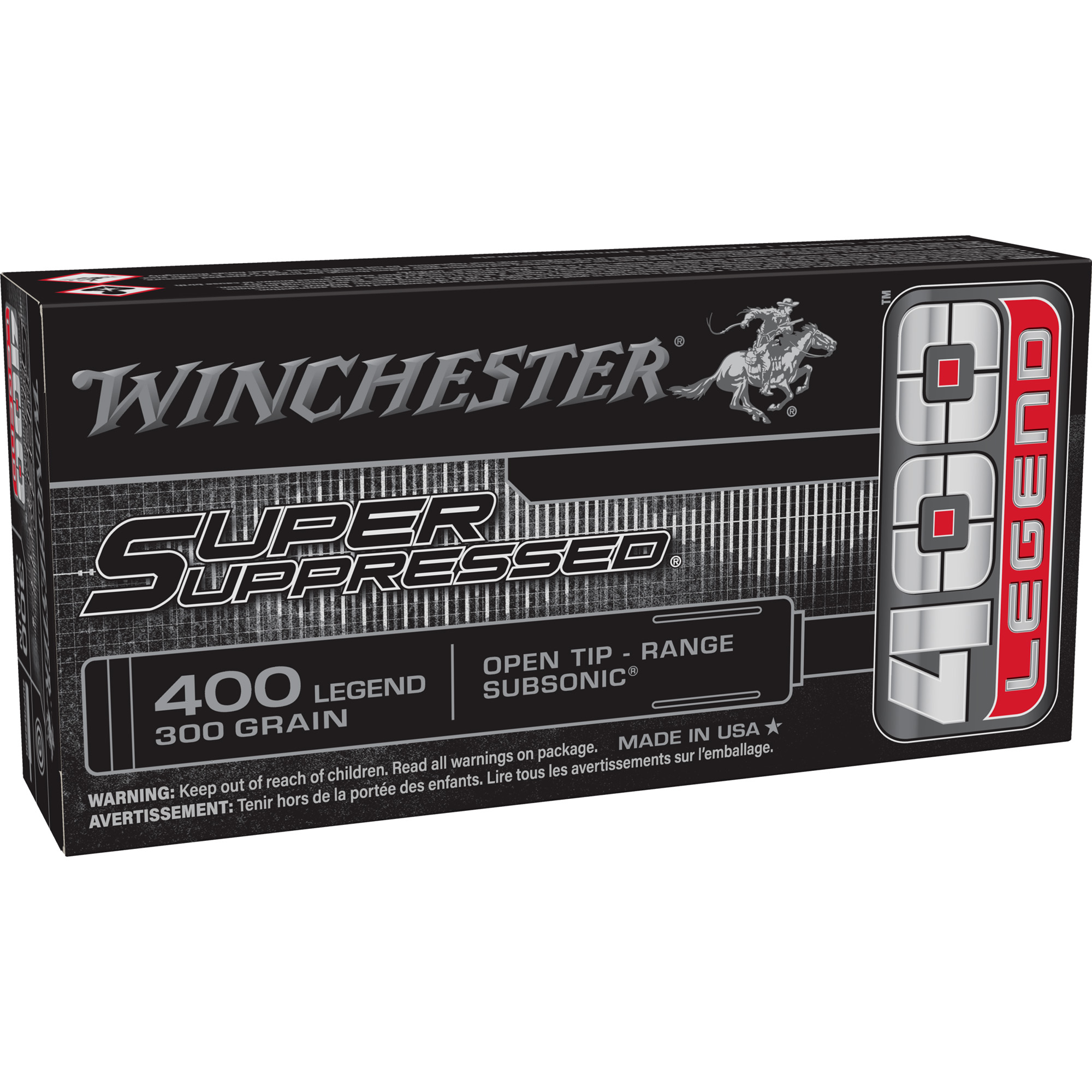Winchester Super Suppressed 400lgd Ammunition