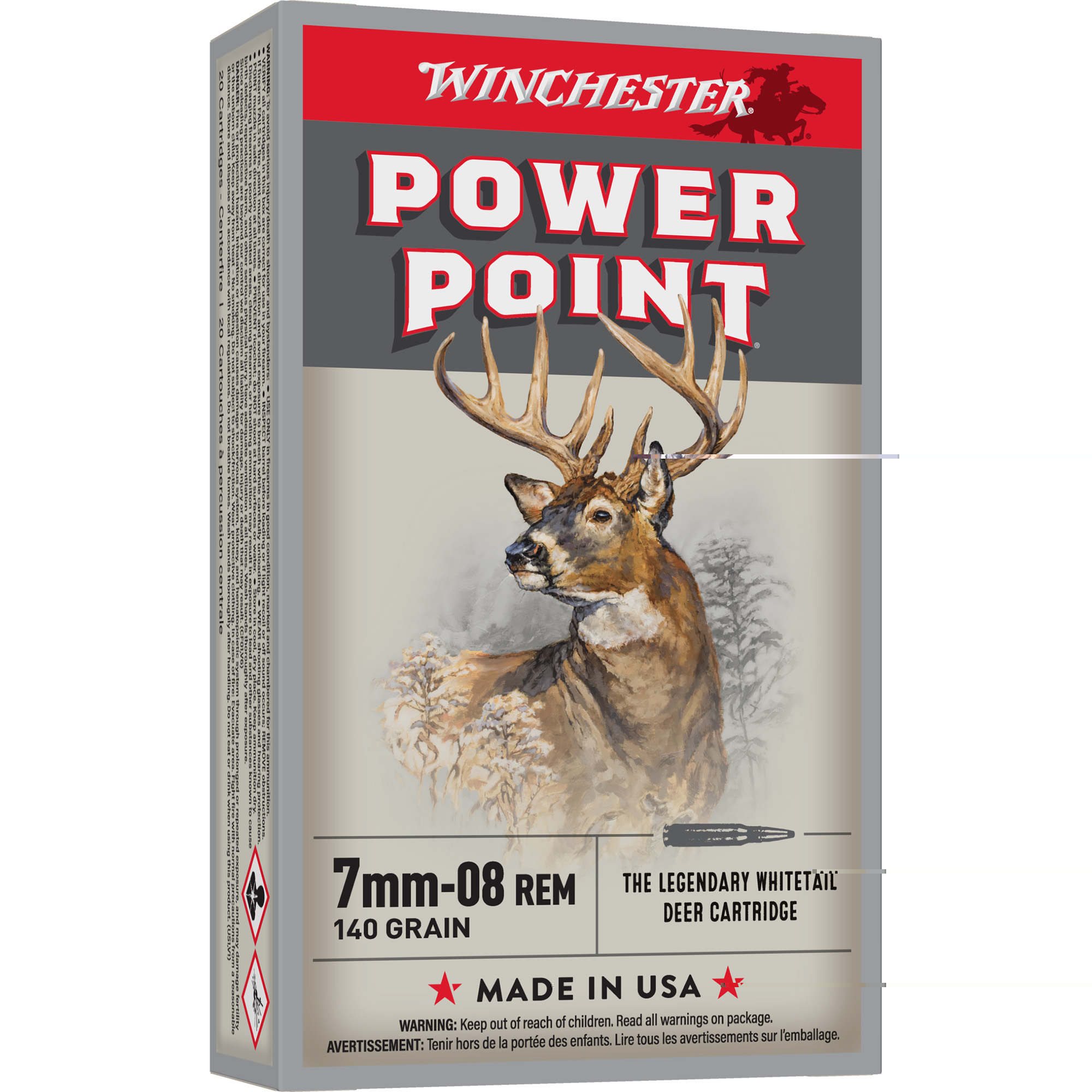 Winchester 7mm-08 Remington 140gr – 20rd
