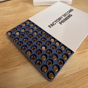 White River Small Pistol primers factory second non plated brass