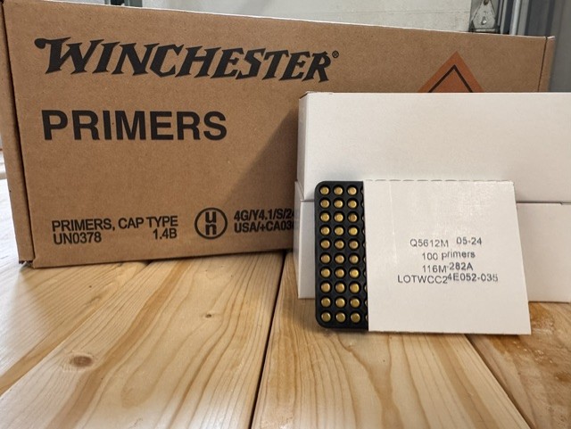 Winchester Small Pistol OEM Primers While Supplies Last